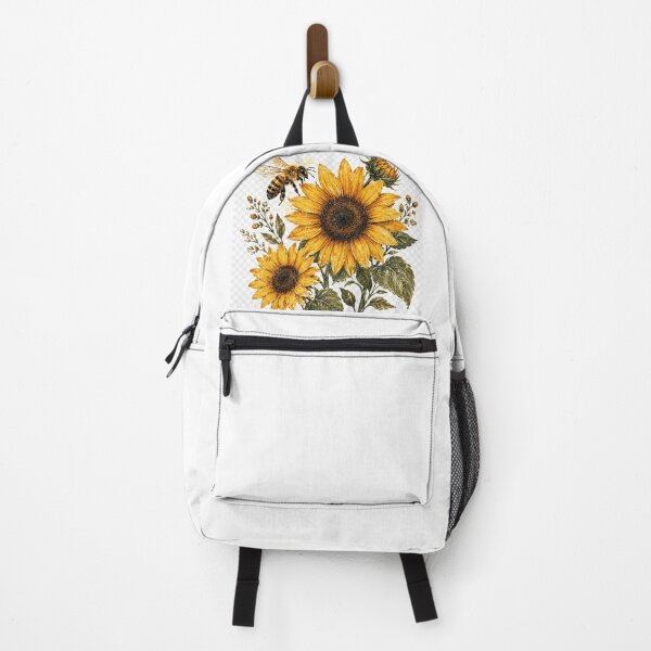 Item preview, Vintage Honey Bee Sunflower Nature Design designed and sold by NestDesigns1.