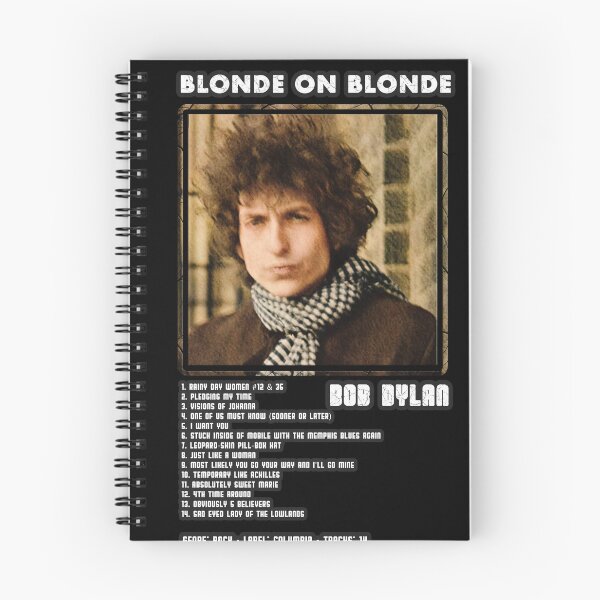 Item preview, Bob Dylan - Blonde On Blonde Album Tracklist Poster designed and sold by lankard-gallery.