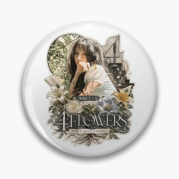 Item preview,  MAMAMOO Wheein 4 Flowers vintage botanical collage visual designed and sold by Valereekmerch.