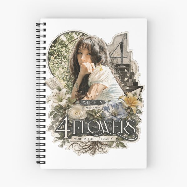 Item preview,  MAMAMOO Wheein 4 Flowers vintage botanical collage visual designed and sold by Valereekmerch.