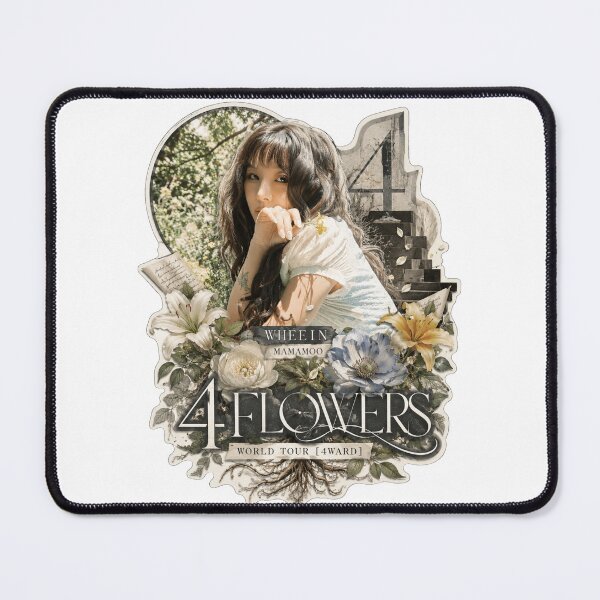 Item preview, MAMAMOO Wheein 4 Flowers vintage botanical collage visual designed and sold by Valereekmerch.