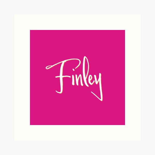 Item preview, FINLEY personalized type design designed and sold by CharlottePlaceArt.