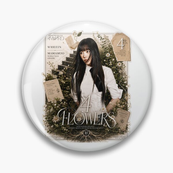 Item preview, Wheein MAMAMOO 4 Flowers tour garden aesthetic poster designed and sold by Valereekmerch.