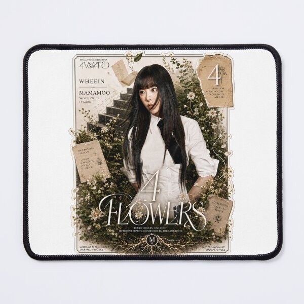 Item preview, Wheein MAMAMOO 4 Flowers tour garden aesthetic poster designed and sold by Valereekmerch.