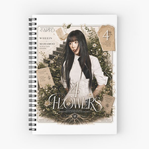 Item preview, Wheein MAMAMOO 4 Flowers tour garden aesthetic poster designed and sold by Valereekmerch.