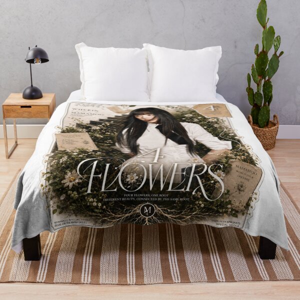 Item preview, Wheein MAMAMOO 4 Flowers tour garden aesthetic poster designed and sold by Valereekmerch.