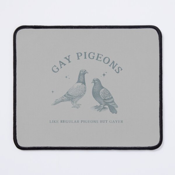 Item preview, Funny Retro Gay Pigeons LGBT Pride Month Humor Sarcastic designed and sold by FrankIsabel.