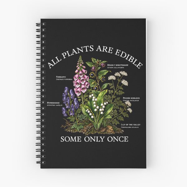 Item preview, All Plants Are Edible Some Only Once Funny Botanical Shirt designed and sold by Cleckchave.