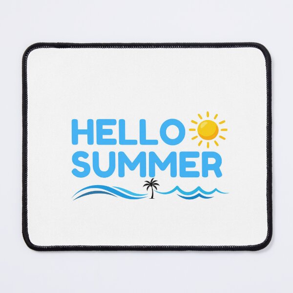 Item preview, Hello Summer! Cute Retro Sun, Palm & Waves Sticker designed and sold by Frafri92.
