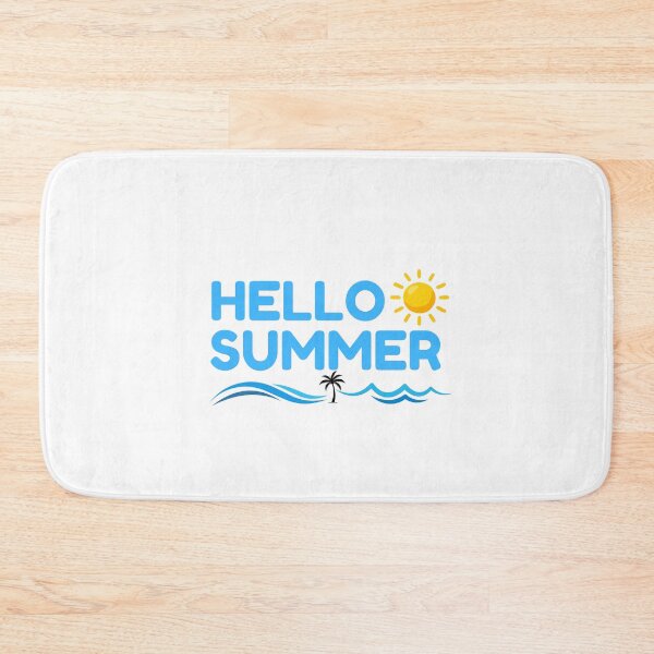 Item preview, Hello Summer! Cute Retro Sun, Palm & Waves Sticker designed and sold by Frafri92.