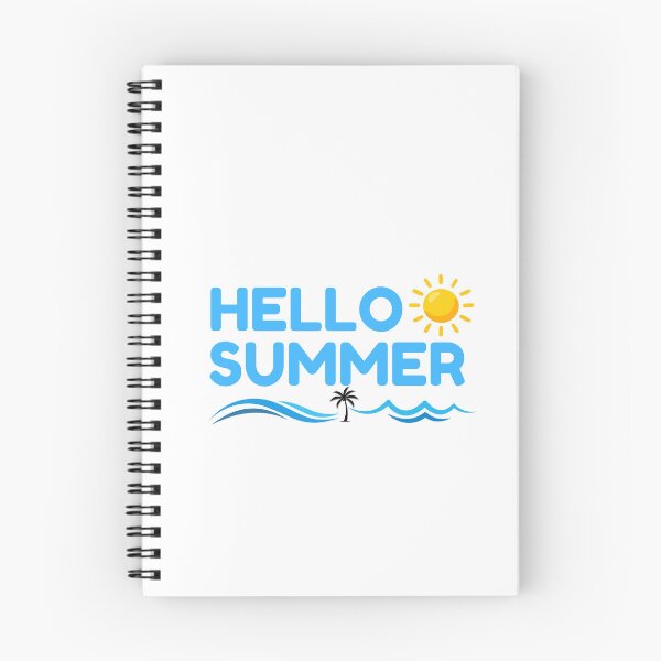 Item preview, Hello Summer! Cute Retro Sun, Palm & Waves Sticker designed and sold by Frafri92.
