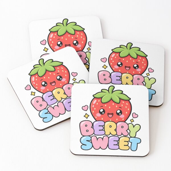 Item preview, Berry Sweet Sweet Kawaii Strawberry designed and sold by BoosterShop.