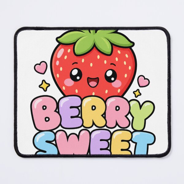 Item preview, Berry Sweet Sweet Kawaii Strawberry designed and sold by BoosterShop.