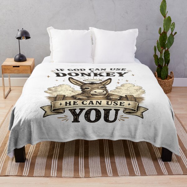 Item preview, if god can use a donkey he can use you designed and sold by Brejko.