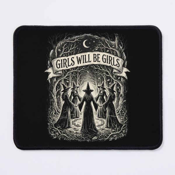 Item preview, Girls Will Be Girls Witch Coven Halloween designed and sold by dudelinart.