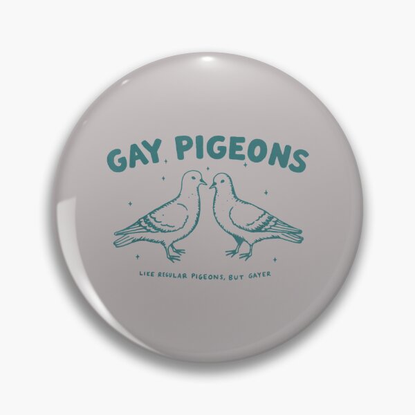 Item preview, Gay Pigeons Like Regular Pigeons But Gayer LGBT Pride LGTBQ designed and sold by FrankIsabel.