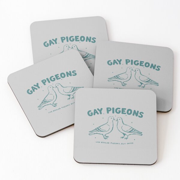 Item preview, Gay Pigeons Like Regular Pigeons But Gayer LGBT Pride LGTBQ designed and sold by FrankIsabel.