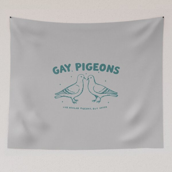 Item preview, Gay Pigeons Like Regular Pigeons But Gayer LGBT Pride LGTBQ designed and sold by FrankIsabel.