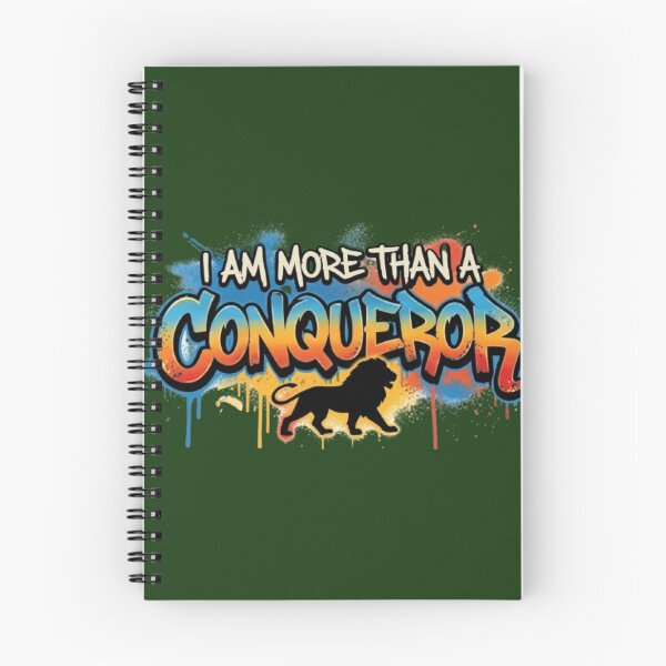 Item preview, More Than a Conqueror – Bold Graffiti Faith Design designed and sold by El-Bethel23.