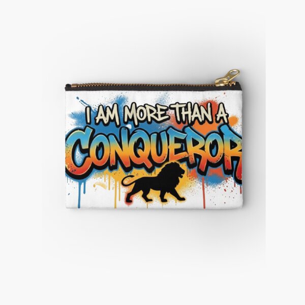 Item preview, More Than a Conqueror – Bold Graffiti Faith Design designed and sold by El-Bethel23.