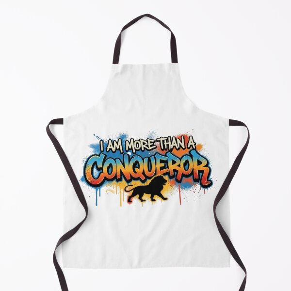 Item preview, More Than a Conqueror – Bold Graffiti Faith Design designed and sold by El-Bethel23.