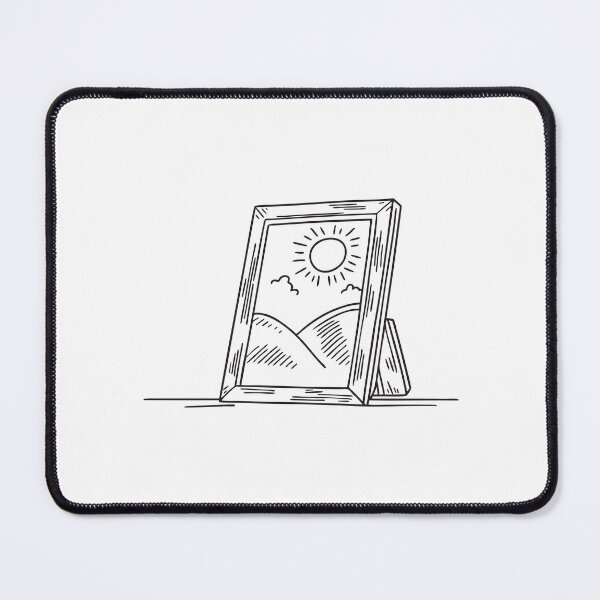 Item preview, A tilted frame resting slightly askew on the wall designed and sold by rasagamastore.