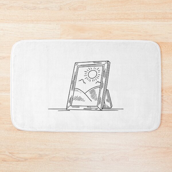 Item preview, A tilted frame resting slightly askew on the wall designed and sold by rasagamastore.