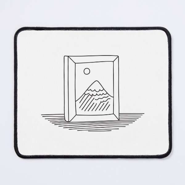 Item preview, A crooked painting frame leaning on the wall surface designed and sold by rasagamastore.