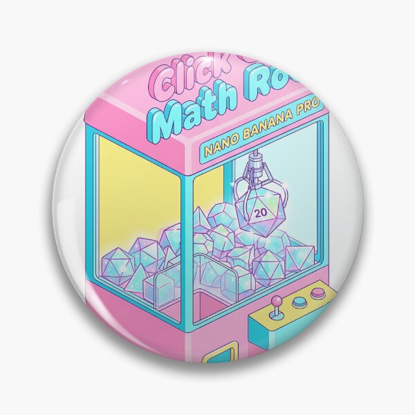 Item preview, Claw Machine Math Rocks Dice Goblin Kawaii Arcade TTRPG designed and sold by WorldShop17.