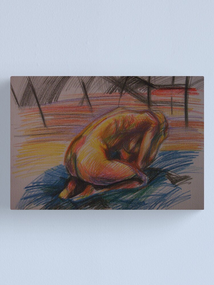 Thumbnail 1 of 3, Canvas Print, untitled designed and sold by Anthropolog.
