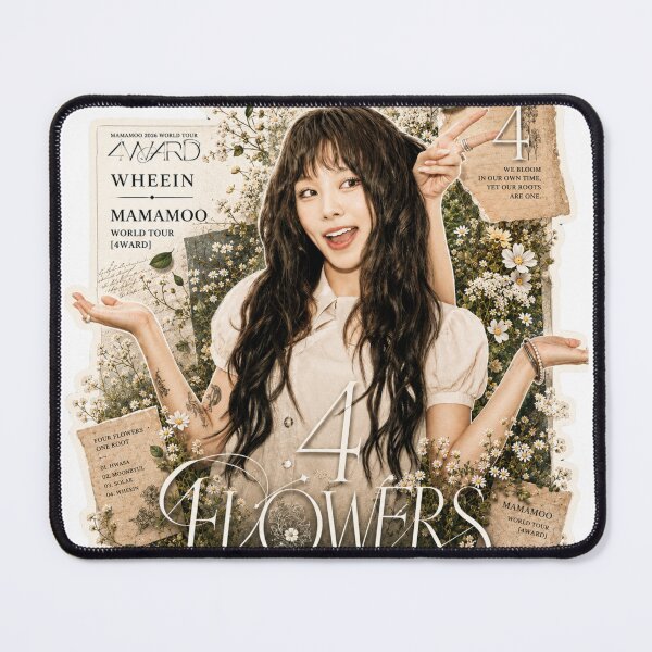 Item preview, MAMAMOO Wheein 4 Flowers aesthetic fanart designed and sold by Valereekmerch.