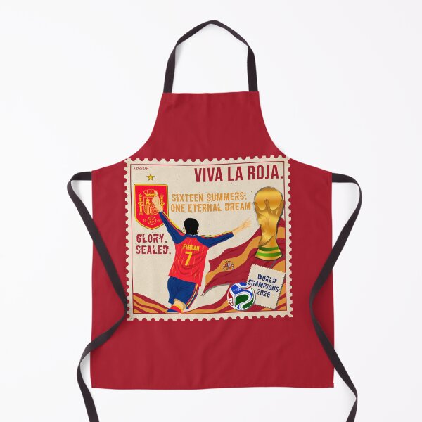 Item preview, Spain Champions | Vintage Stamp Poster | La Roja Football Illustration designed and sold by anuardhaduarah.