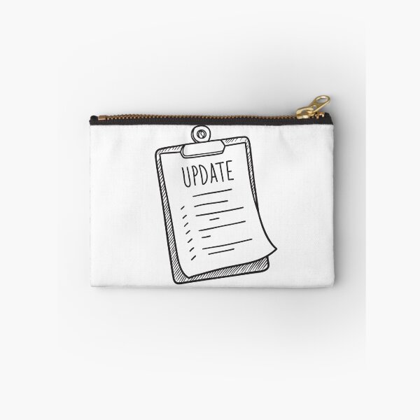Item preview, A paper marked update clipped onto a clipboard designed and sold by rasagamastore.