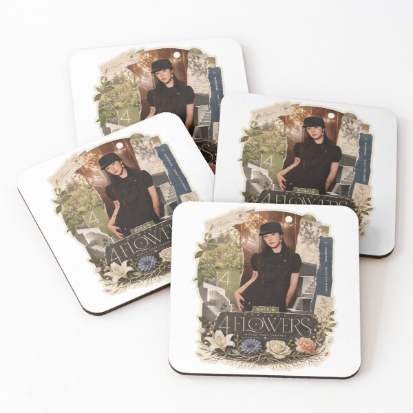 Item preview, MAMAMOO Wheein 4 Flowers botanical garden aesthetic design designed and sold by Valereekmerch.