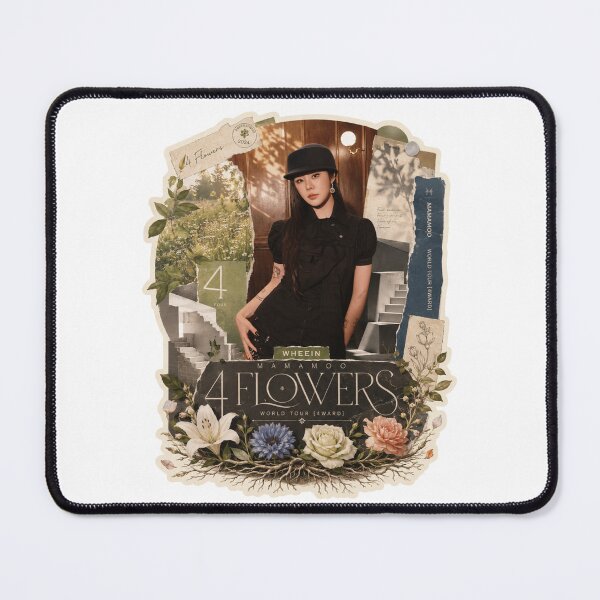 Item preview, MAMAMOO Wheein 4 Flowers botanical garden aesthetic design designed and sold by Valereekmerch.