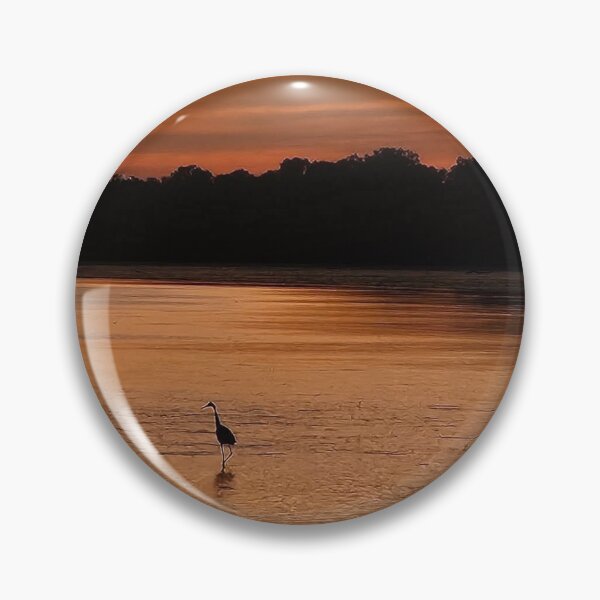 Item preview, Brolga in the Middle of the Beach – Far North Queensland Sunset designed and sold by pbchan.