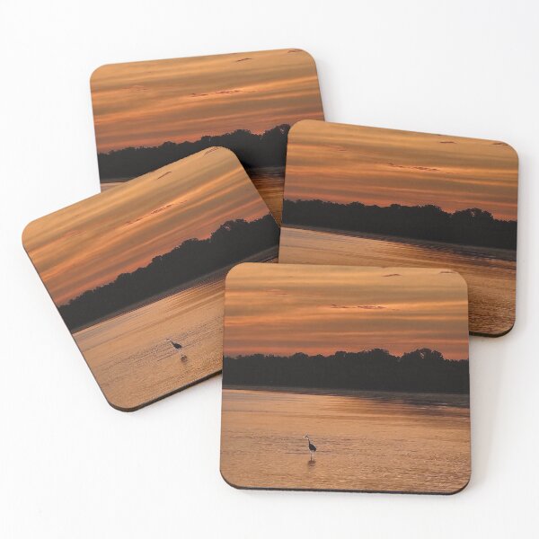 Item preview, Brolga in the Middle of the Beach – Far North Queensland Sunset designed and sold by pbchan.