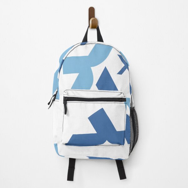 Item preview, Abstract Interlocking Blue Hexagon Shape Mark designed and sold by PlanetSerpo.