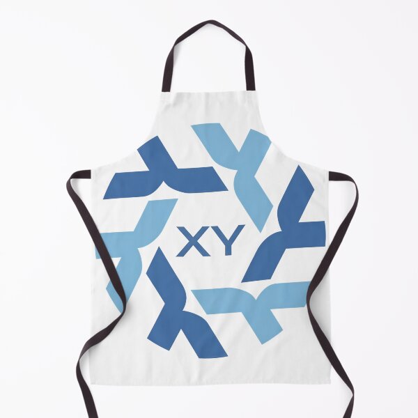 Item preview, Abstract Interlocking Blue Hexagon Shape Mark designed and sold by PlanetSerpo.