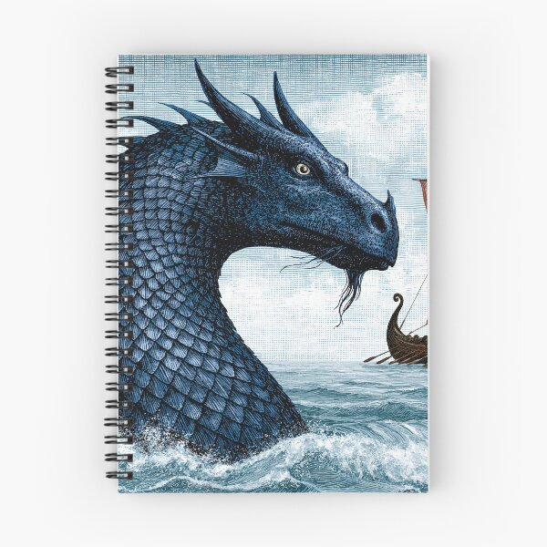 Item preview, Here Be Sea Monsters designed and sold by JaimeLikes.