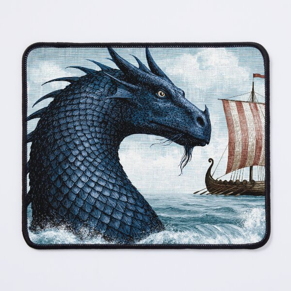 Item preview, Here Be Sea Monsters designed and sold by JaimeLikes.