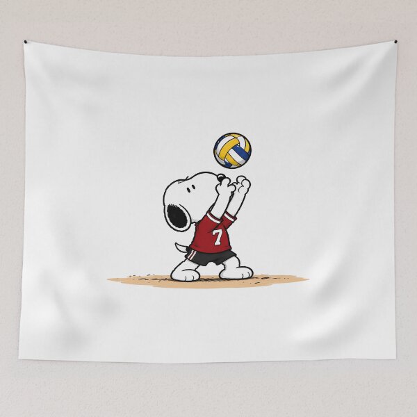 Item preview, Snoopy Volleyball Setter Graphic | Vintage Volleyball Player designed and sold by Har-vee.