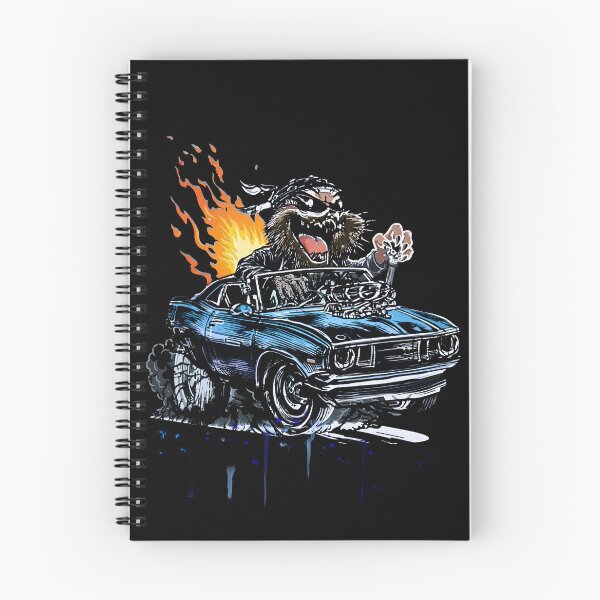 Item preview, Retro Muscle Car Monster Cartoon Stippled Art Sticker designed and sold by sunnthreads.