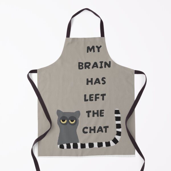Item preview, Lemur my brain has left the chat l designed and sold by Malvamalu.