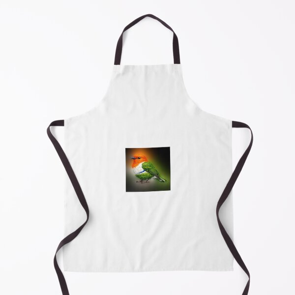 Item preview, Vibrant Orange White Green Bird Art – Colorful Nature T‑Shirt Design designed and sold by EdgeSphere.