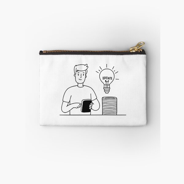 Item preview, A tablet held beside printed software update steps designed and sold by rasagamastore.