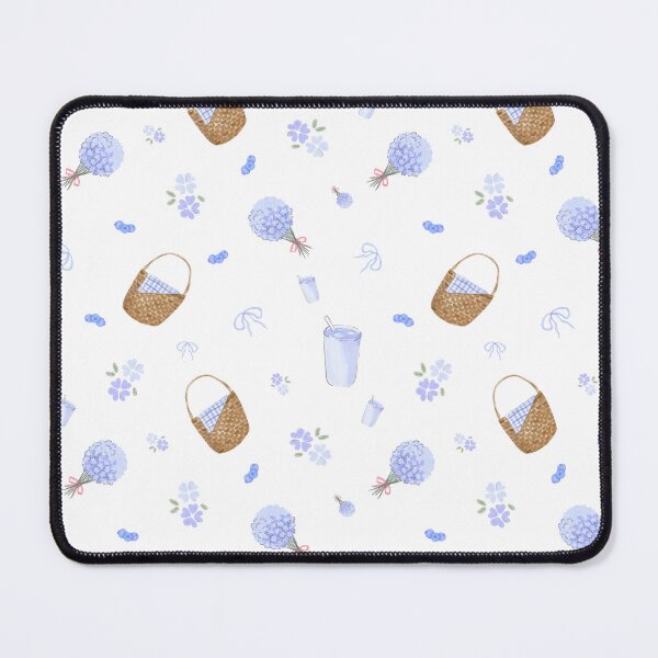 Item preview, Cute Pastel Blue Purple seamless pattern designed and sold by Yellowduckstudio.