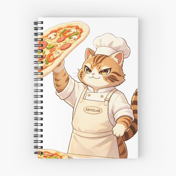 Item preview, The Pizza Master - Cute Felis Nigripes Chef Cat designed and sold by ABYSSLAB.