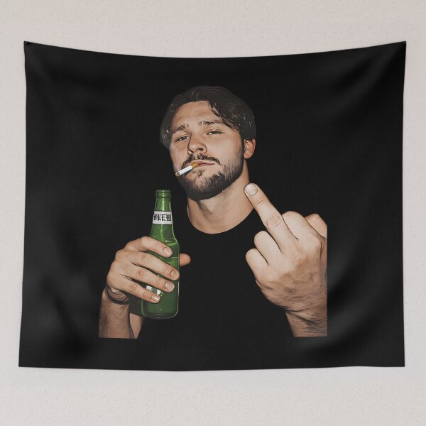 Artikelvorschau, Josh Allen zeigt den Mittelfinger entworfen und verkauft von MuratSaro.
