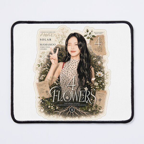 Item preview, MAMAMOO Solar 4ward world tour vintage collage artwork designed and sold by Valereekmerch.